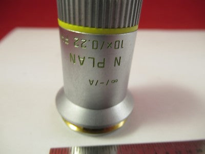 LEICA DMR GERMANY OBJECTIVE 10X LENS OPTICS MICROSCOPE PART 506023 &6-B-07
