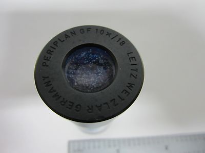 Ernst Leitz Wetzlar Germany Eyepiece 10X/18 Microscope Part Optics