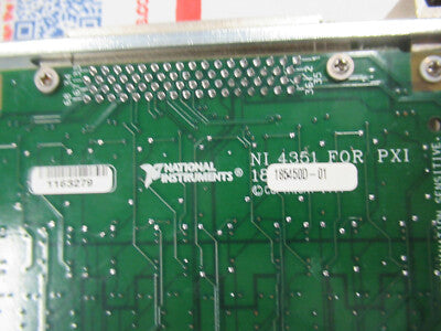 NATIONAL INSTRUMENTS NI PXI-4351 BOARD MODULE AS PICTURED &3K-FT-47