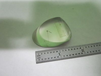 MICROSCOPE PART OPTICAL MIRROR OVAL [some scratches] OPTICS AS IS BIN#C3-L-24