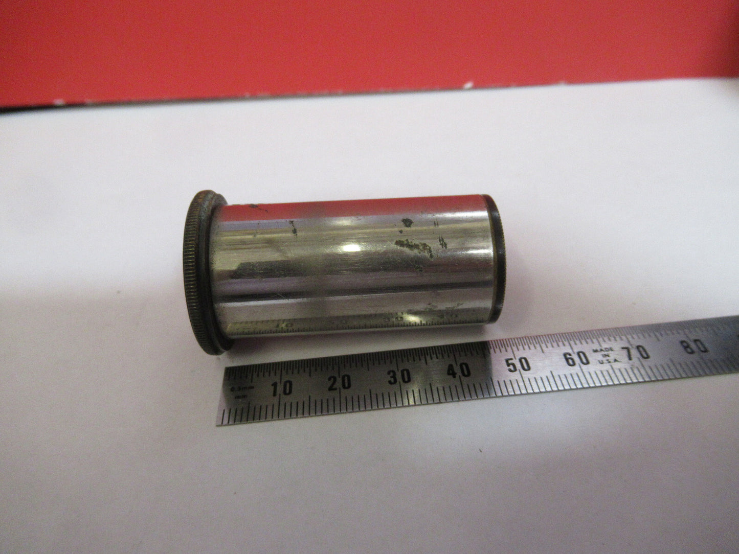 Emil Busch A.g. 4X Antique Eyepiece Ocular Microscope Part Optics