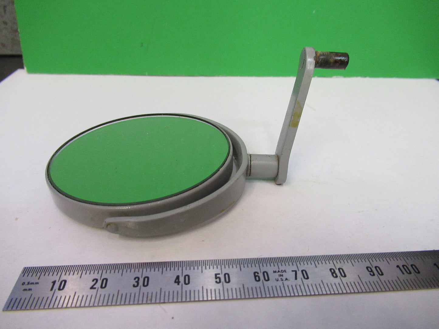 ANTIQUE AMERICAN AO MIRROR ASSEMBLY OPTICS MICROSCOPE PART AS PICTURED X4-A-01