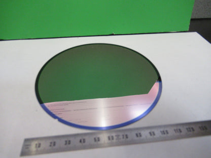 SILICON WAFER SINGLE CRYSTAL 5" DIAMETER COATED AS PICTURED &S8-A-59