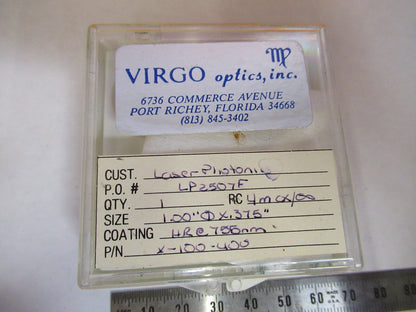 OPTICAL ex-NASA COATED LENS PRO LASER OPTICS AS PICTURED Y1-A-23