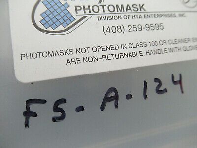 COLLECTABLE PHOTOMASK HOETRON ELECTRONIC COMPONENTS RARE AS PICTURED &F5-A-124
