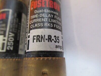 LOT INDUSTRIAL FUSES FUSE FRN-R-35 -40 AS PICTURED &3K-A-93