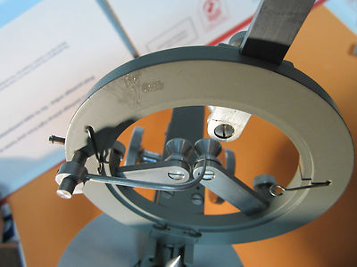 GONIOMETER PART X-RAY DIFFRACTION OR OPTICS SAMPLE HOLDER WITH MICROMETER BIN#16