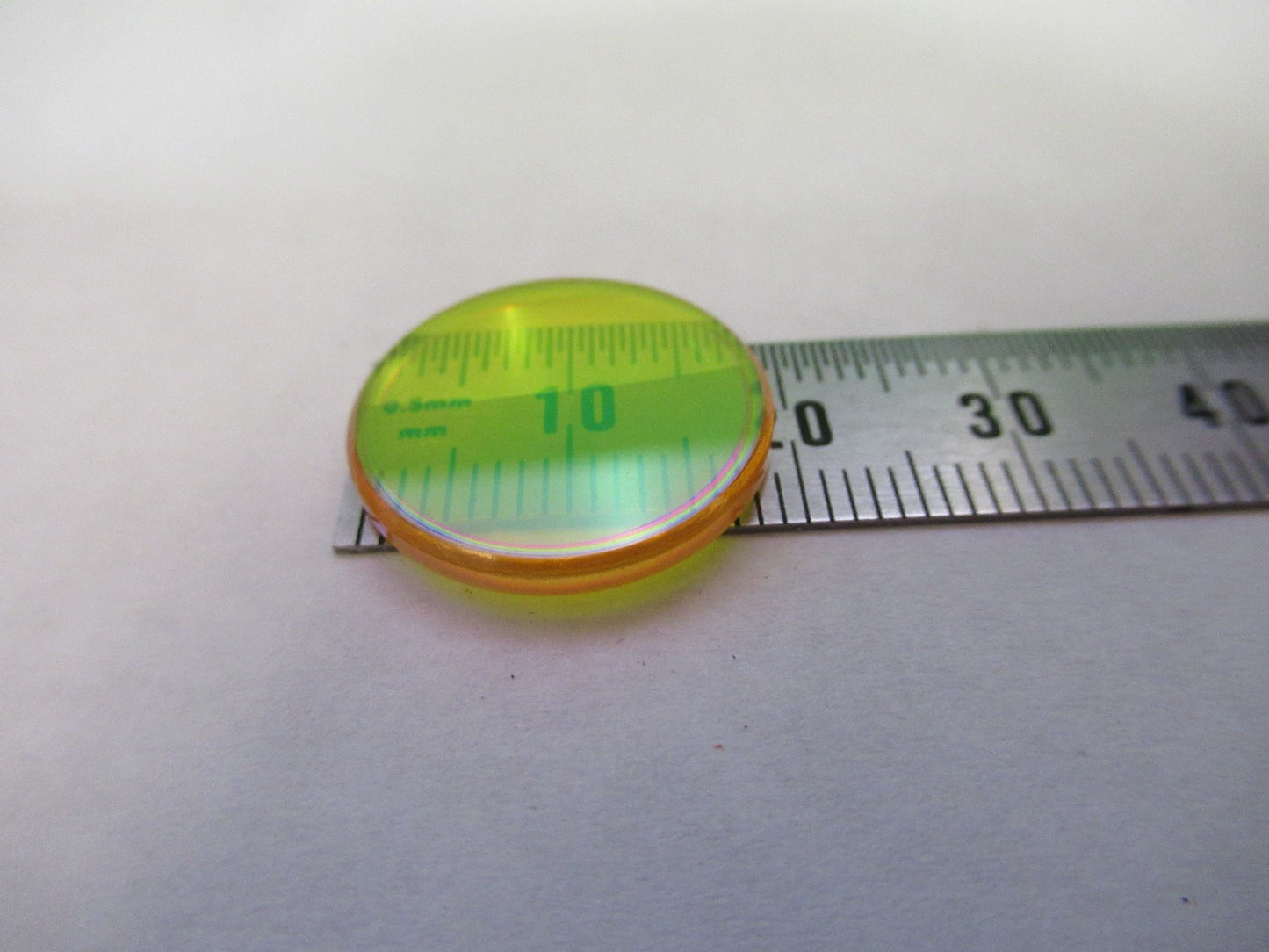 OPTICAL ZnSe ZINC SELENIDE INFRARED LENS PL-CX IR OPTICS AS PICTURED U8-A-76