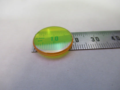 OPTICAL ZnSe ZINC SELENIDE INFRARED LENS PL-CX IR OPTICS AS PICTURED U8-A-76