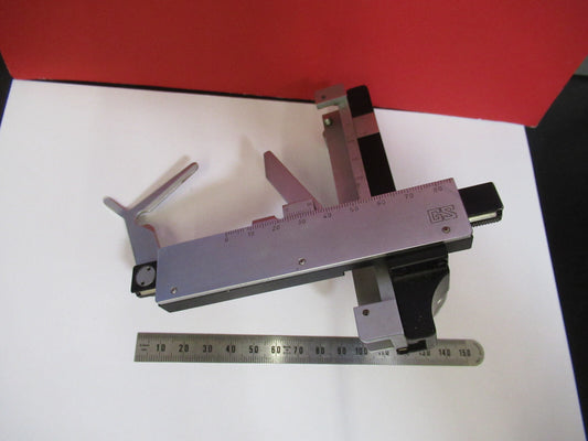 Ernst Leitz Wetzlar Germany Xy Stage Clips Microscope Part