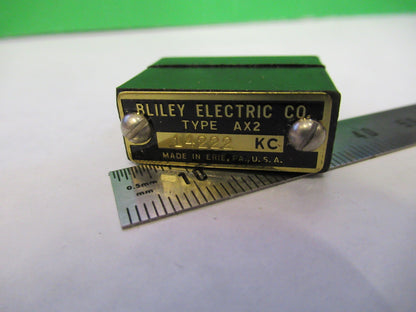 VINTAGE WWII BLILEY QUARTZ CRYSTAL AX2 14222 KC FREQUENCY RADIO AMATEUR S1-B-26