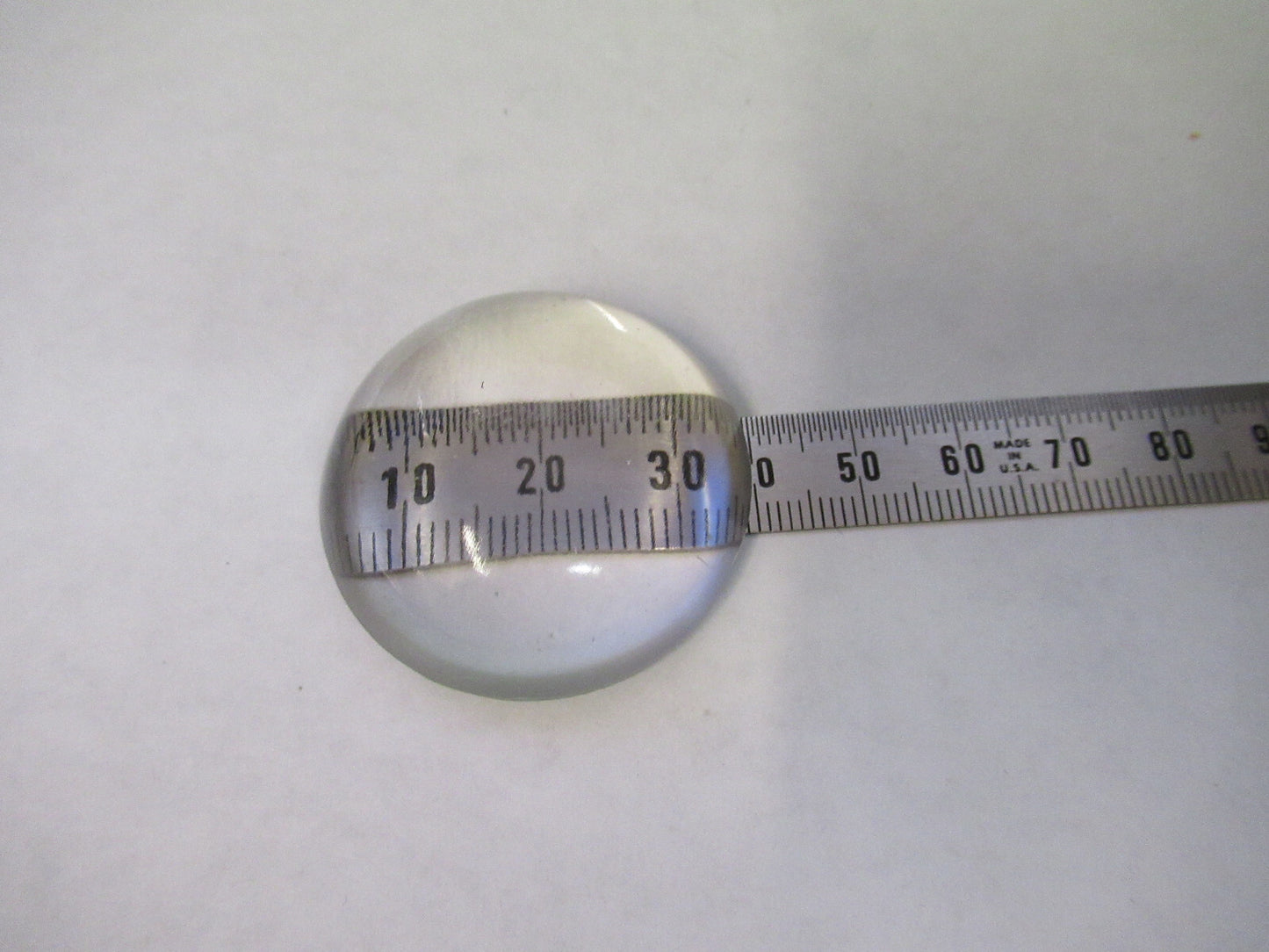 Bausch & Lomb PlanO Convex 40mm Glass Lens Microscope Part