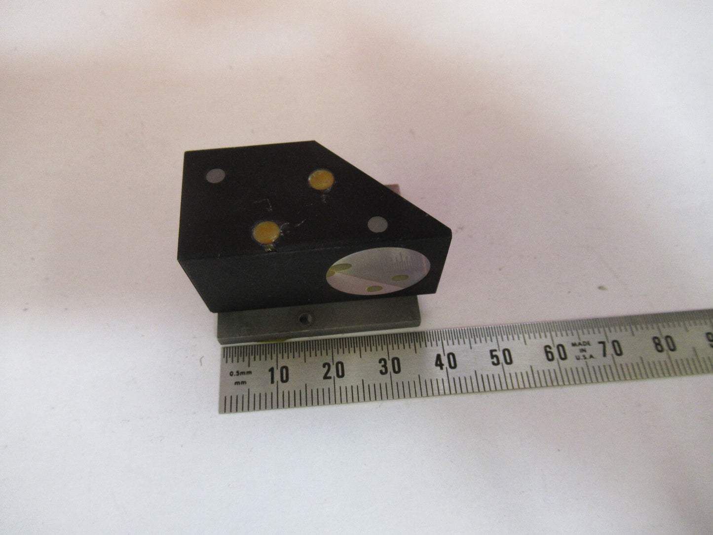 LEITZ WETZLAR GERMANY HEAD PRISM OPTICS OPTICAL MICROSCOPE PART AS PIC S4-B-88