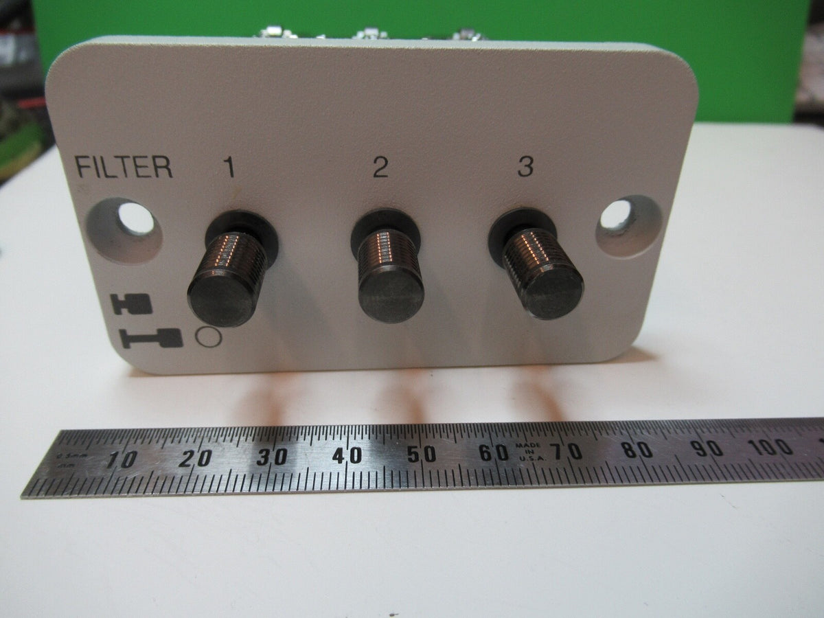 OLYMPUS JAPAN FILTER ASSEMBLY OPTICS MICROSCOPE PART AS PICTURED &83-B-40
