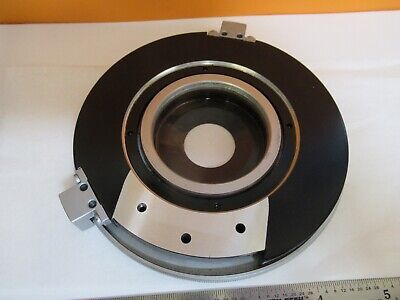 LEITZ WEZTLAR POLARIZATION STAGE ROTABLE TABLE MICROSCOPE AS PICTURED &A3-B-02