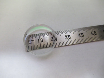 OPTICAL  MIL SPEC BK7 CIRCULAR PLANO CONCAVE LENS OPTICS AS PICTURED 80-B-14