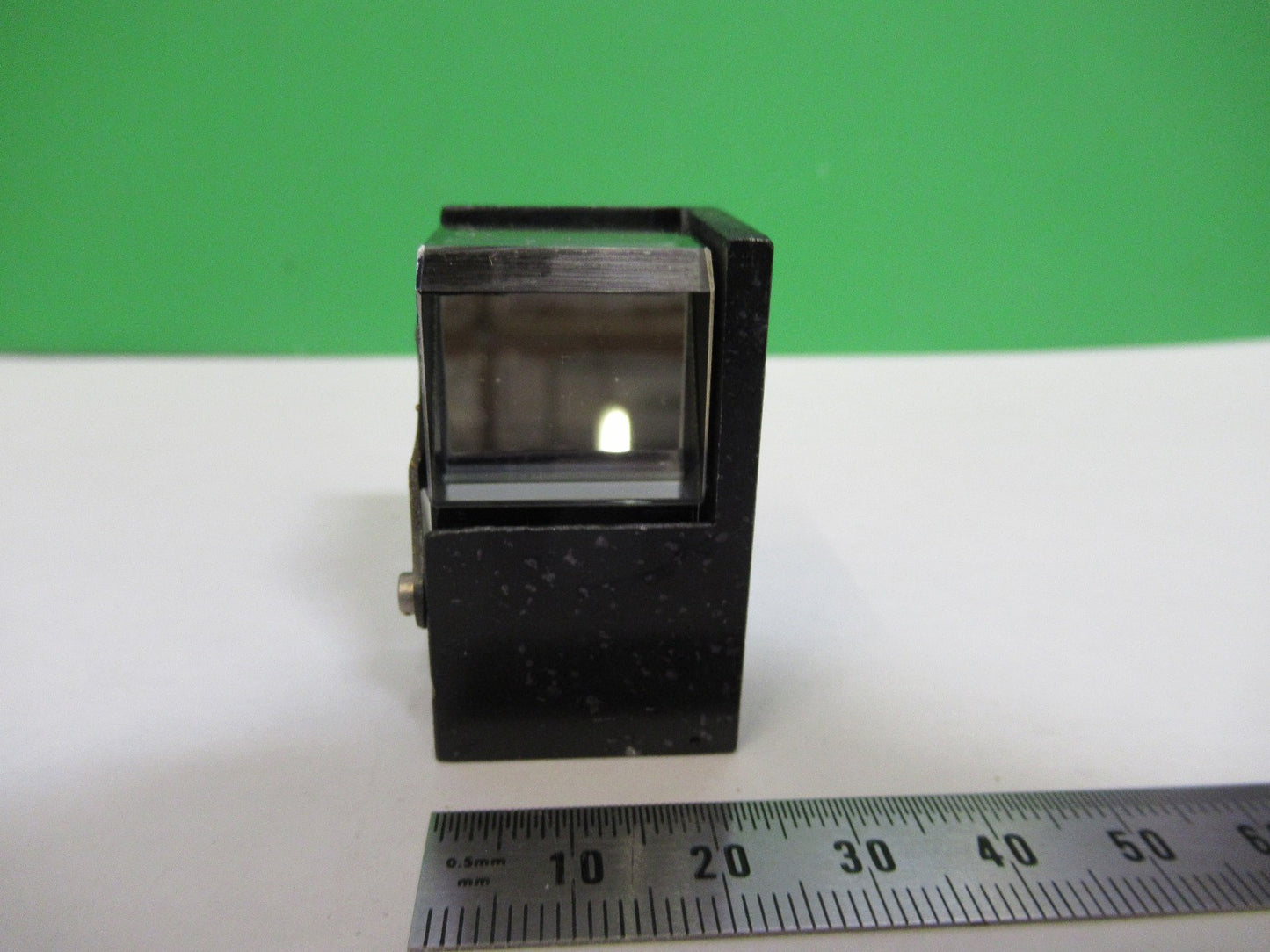 NIKON JAPAN HEAD GLASS PRISM OPTICS MICROSCOPE PART AS PICTURED T4-B-13