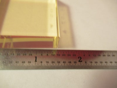 OPTICAL ZERODUR GLASS BLOCK POLISHED SURFACES OPTICS AS PICTURED #FT-1-5