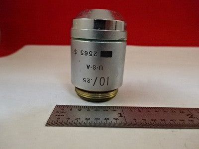 Microscope Part American Optical Co. Objective Bf Df 10X Infinity American Optics B