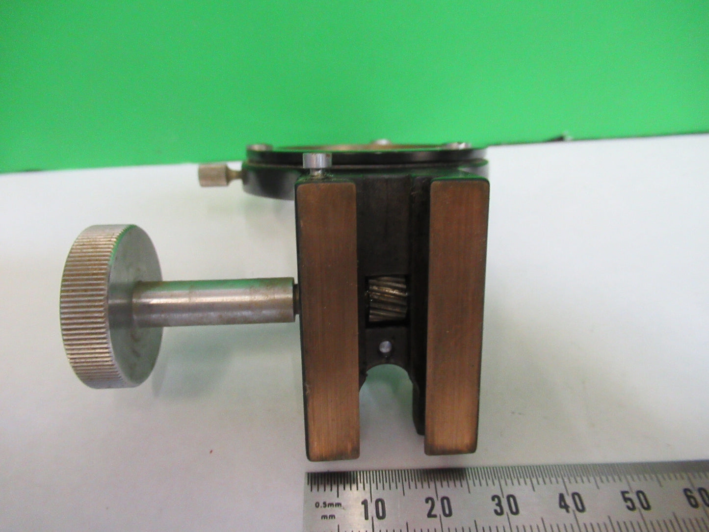 Bausch & Lomb Antique Brass Condenser Holder Microscope Part