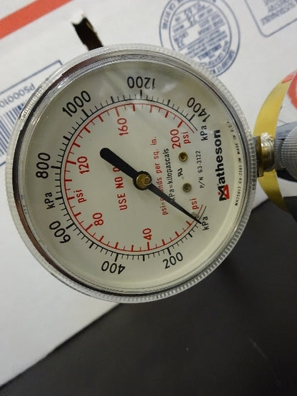 MATHESON MANOMETER REGULATOR VALVE GAS PROCESS CONTROL AS IS #78-01