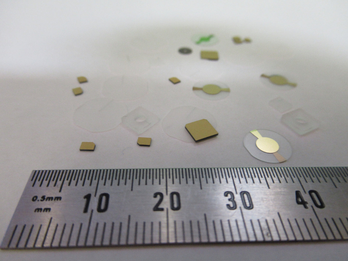 Lot Blanks Piezoelectric Quartz Crystal X-y-cut Gold Coated Piezo Sensor