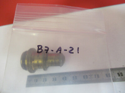 ANTIQUE BAUSCH LOMB "1/12" OBJECTIVE LENS MICROSCOPE PART AS PICTURED #aB7-A-21