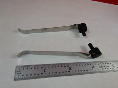 Clips to hold Specimen onto Microscope Table Part
