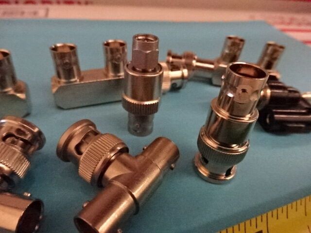 LOT BNC-ANSCHLUSSADAPTER HF-MIKROWELLENFREQUENZ WIE ABGEBILDET WIE IST #B6H-20