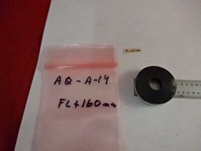 LENS FL 160 mm OPTICS OPTICAL PART AS PICTURED &AQ-A-14