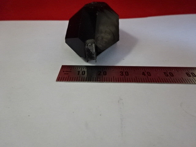 RARE BOULE GAMMA IRRADIATED SMOKY SYNTHETIC QUARTZ CRYSTAL HIGH PRESSURE &5-DT-E
