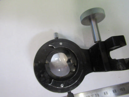 Bausch & Lomb Condenser + Iris Antique Microscope Part Optics