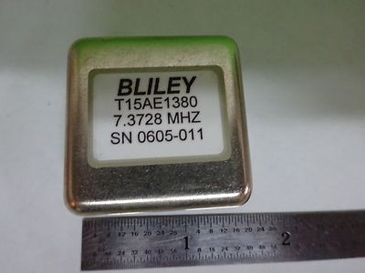 OSCILLATOR QUARTZ FREQUENCY CONTROL BLILEY 7.3728 MHz STANDARD NICE B#B1-HA-07-B