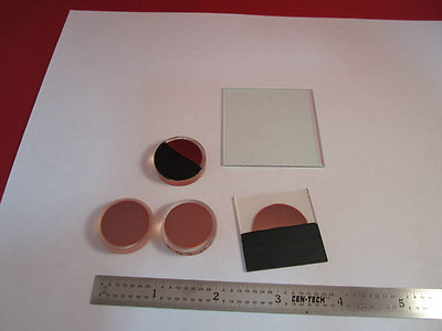 Lot 5 Ea Experimental Optical Filters Laser Optics Mil Spec