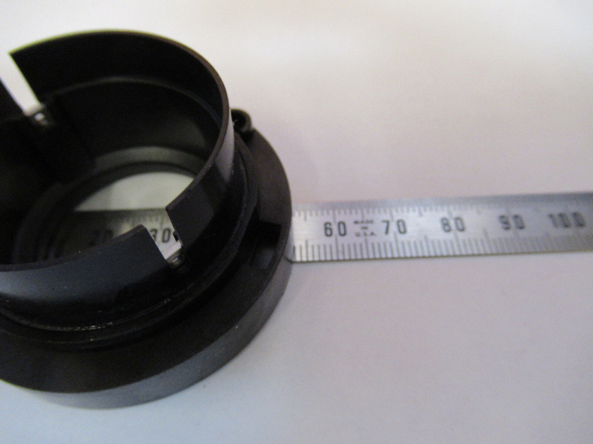 LEICA LEITZ DMRB PLASTIC IRIS DIAPHG OPTICS MICROSCOPE PART AS PICTURED #S4-B-25