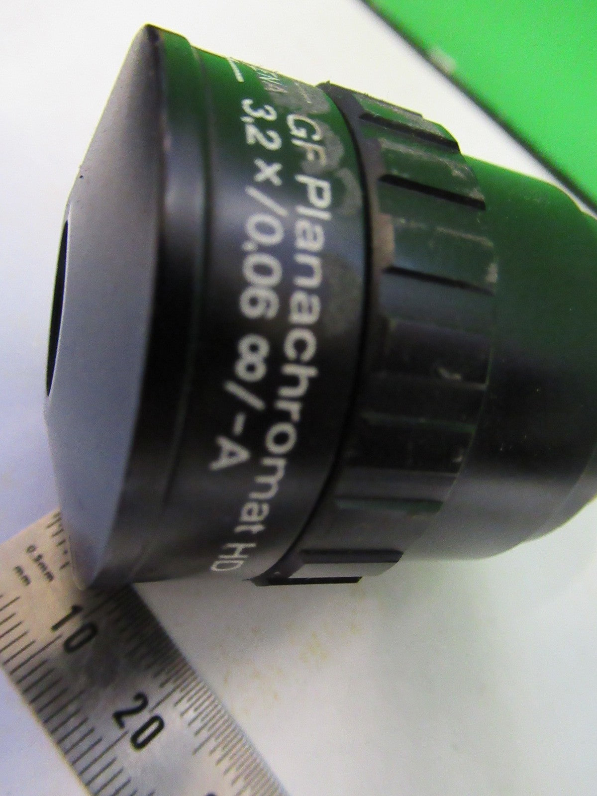 AUS JENA GERMANY INFINITY OBJECTIVE 3.2X PLANACHROMAT MICROSCOPE PART T2-A-13