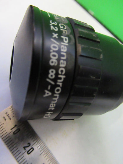 AUS JENA GERMANY INFINITY OBJECTIVE 3.2X PLANACHROMAT MICROSCOPE PART T2-A-13