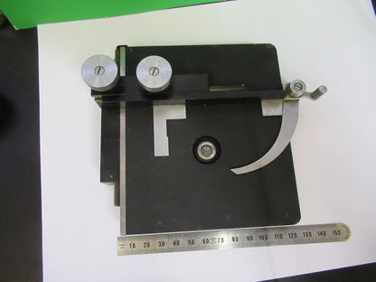 BAUSCH LOMB  STAGE TABLE XY MICROSCOPE PART OPTICS AS PICTURED &F3-B-60