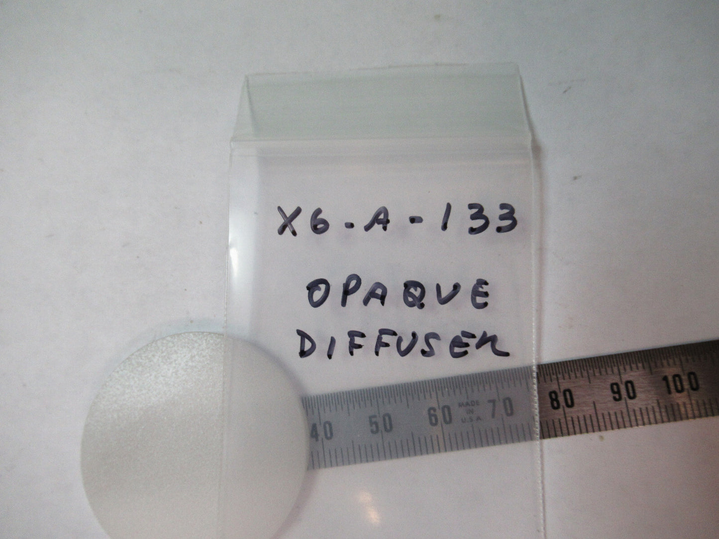 OPTICAL OPAQUE DIFFUSER FILTER PRO LASER OPTICS AS PICTURED X6-A-133