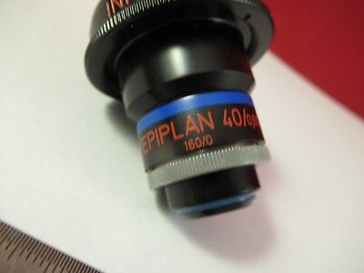 ZEISS POL INKO OBJECTIVE 40X /160 462124 MICROSCOPE PART AS PICTURED #FT-4-124