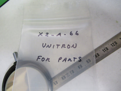 UNITRON JAPAN broken mirror one side MICROSCOPE PART AS PICTURED X2-A-66