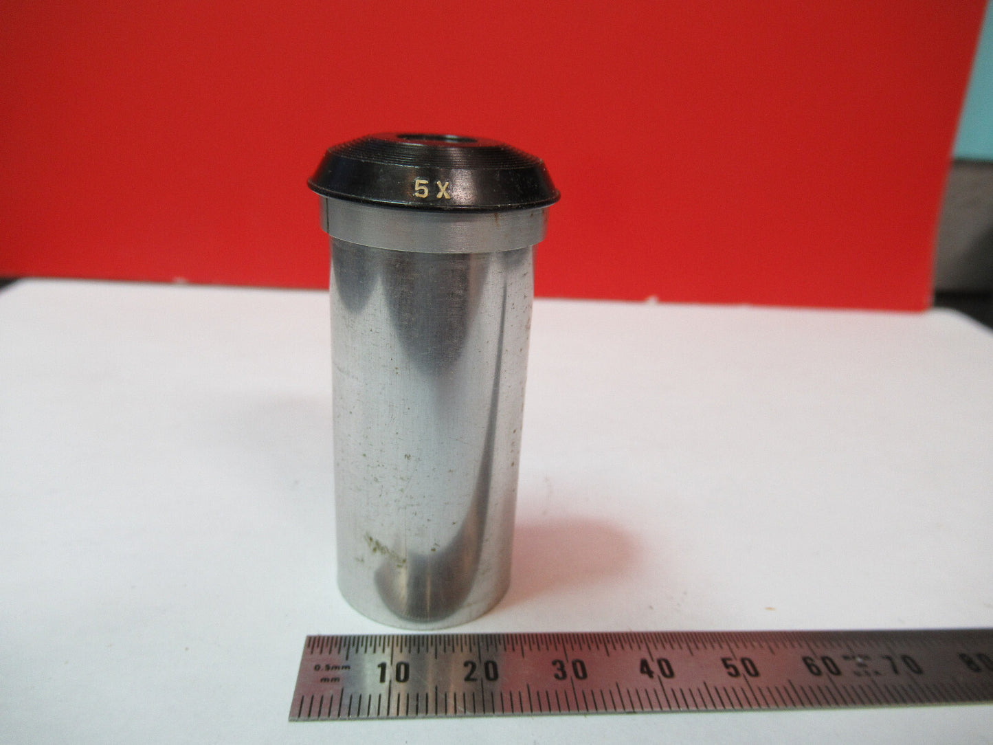 BAUSCH LOMB 5X LENS OCULAR EYEPIECE MICROSCOPE PART AS PICTURED T9-A-41