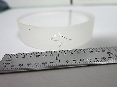 OPTICAL FLAT COATED [has blemishes, spots] LASER OPTICS AS IS BIN#Q7-56