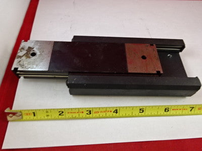 LINEAR POSITIONING SLIDE STAGE TABLE AUTOMATION GAGES AS PICTURED &IL-74-25