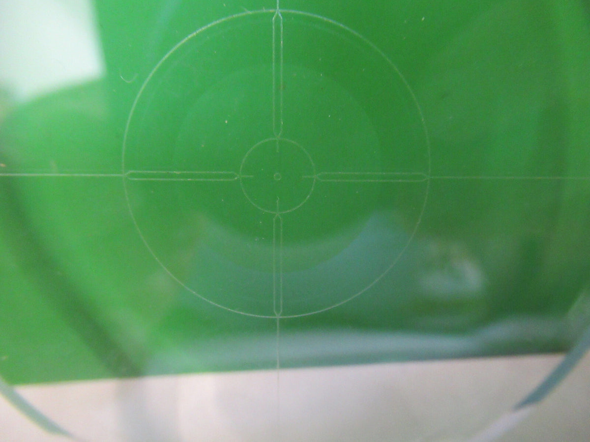 OPTICAL MIL SPEC CROSS TARGET WINDOW RETICLE LASER OPTICS AS PICTURED X7-A-49