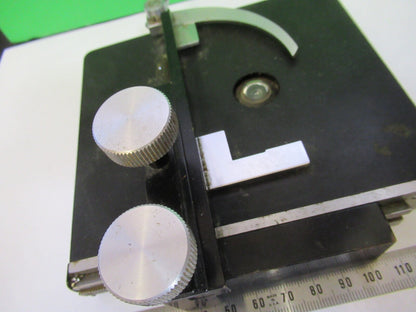 FOR PARTS BAUSCH LOMB ANTIQUE XY STAGE TABLE MICROSCOPE PART AS PICTURED H3-B-24