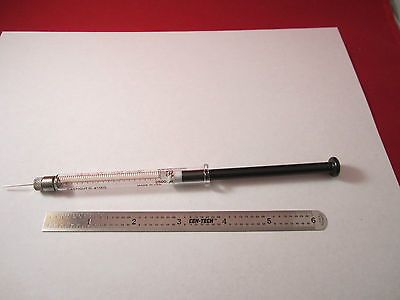 HAMILTON GLASS SYRINGE 2.5 ml GAS CHROMATOGRAPHY BIN#1C