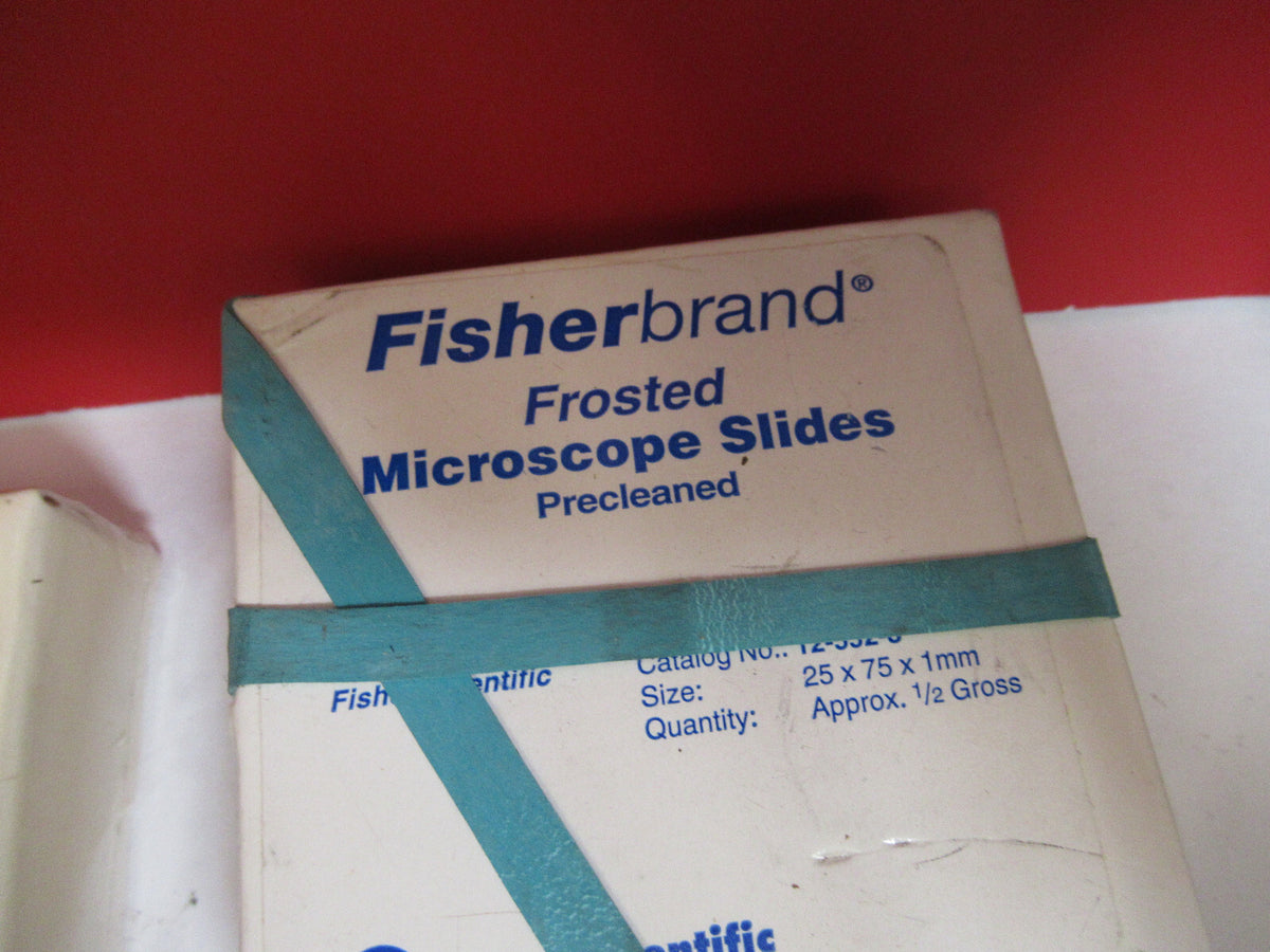 LOT GLASS SLIDES ASSORTED MICROSCOPE PART AS PICTURED Y7-B-33