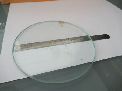Round Glass Plate Stage [dirty] Microscope Part