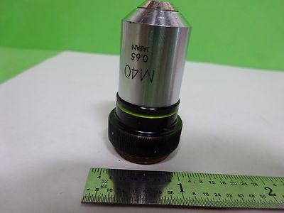 Microscope Part Objective Olympus M40 [cracked] Optics AS IS B